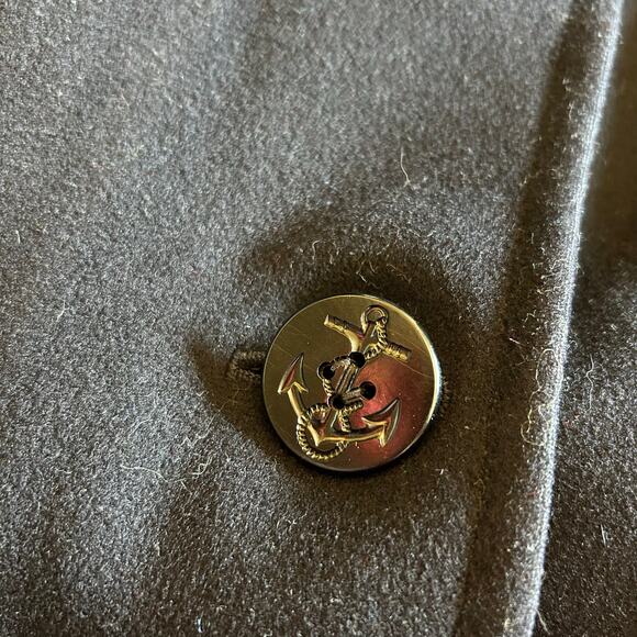 Naval Clothing Depot US Navy 100% Wool Pea Coat Mid Century Heavy Vintage Sz 40 - Picture 3 of 6